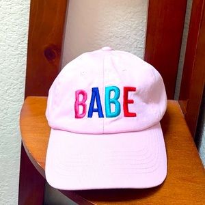 🔹NEW.. Swish Accessories  "BABE”Pink Baseball Cap